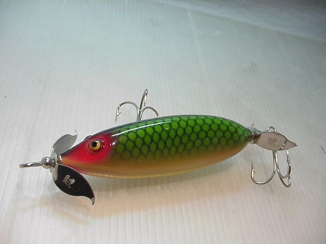 綺麗 HEDDON SOS 160 似 金鯱ベイト★キンコベイト/D/グリーンスケール