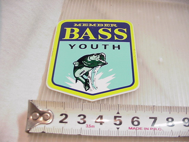 激レア！非売品★BASS　YOUTH/ステッカーぜひどうぞ！/小さめ