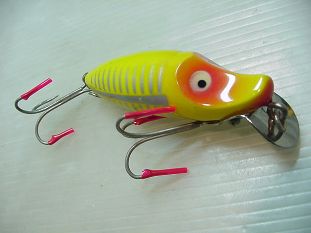 綺麗！オールド ★HEDDON ヘドン リバーラントスプークシンカー/XRY/ベタ！黄骨