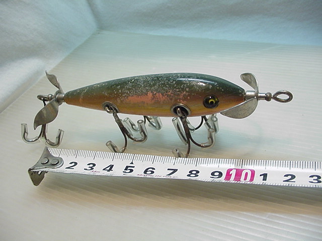 ★HEDDON DOWAGIAC MINOW #150/29g/5フッカー/1910年代