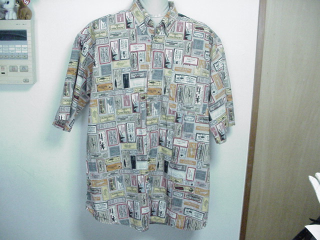 珍品！ヘドン有り コロンビア★ビンテージルアーBOXシャツ/USA/XXL