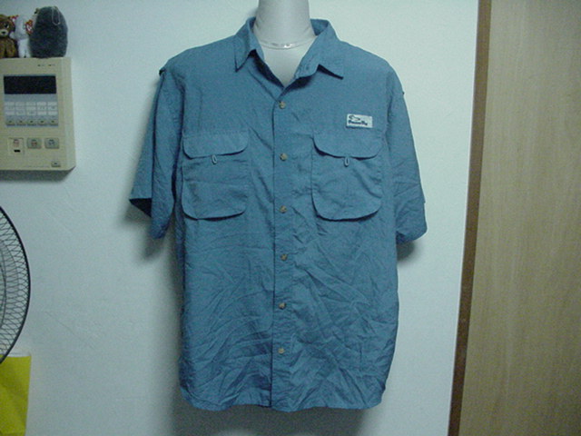 涼しい！フィッシングガイドシャツ/BL/XL
