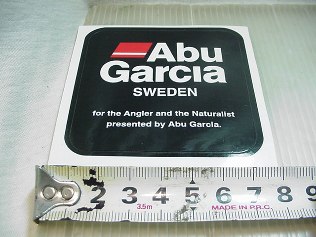 お洒落！アブガルシア/ABU/galcia★for the angler/正方形/黒