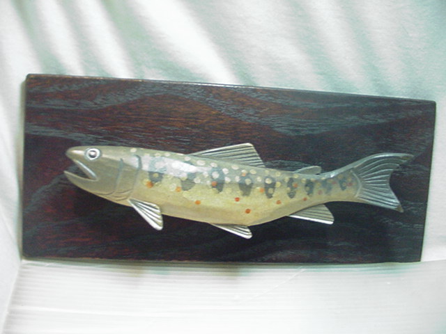 アマゴ★あまご/木彫り/フィッシュオブジェ/魚壁掛け/渓流