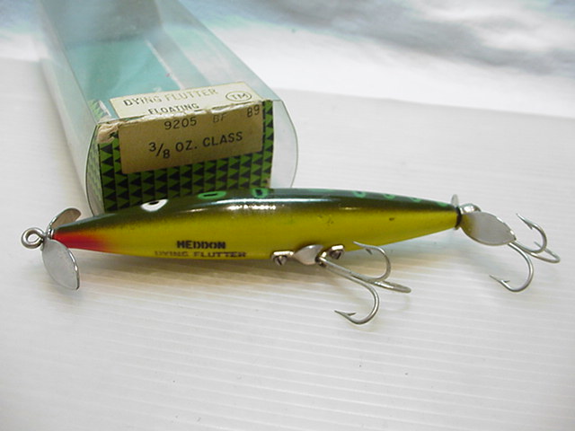 ★HEDDON　DYINGFLUTTER ヘドン ダイイングフラッター グリーンチェック箱 BF