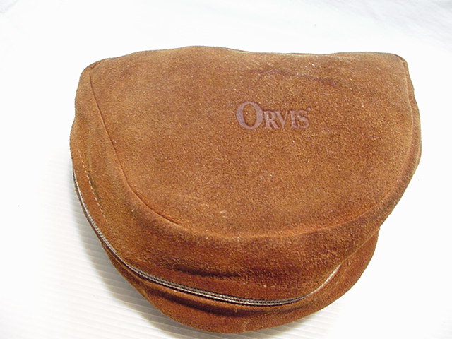 ★ORVIS オービス レザー リールケース/革製