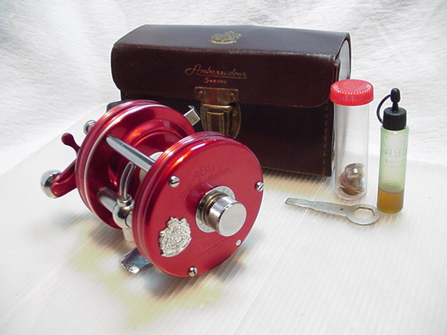 ★綺麗 ABU アンバサダー 5000 レザーケース＆パーツ＆OIL
