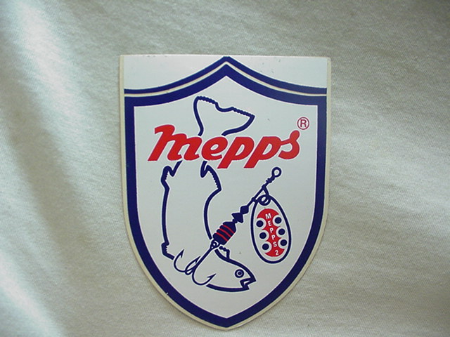 お洒落 ！mepps★メップス/ステッカー/W/トラウト